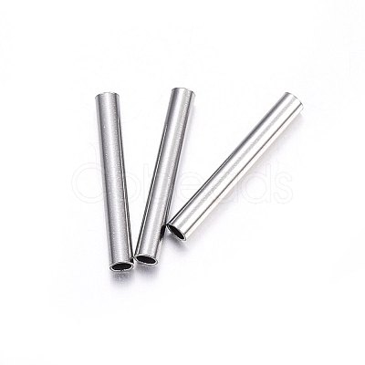 Tarnish Resistant 304 Stainless Steel Tube Beads STAS-F174-16P-A-1