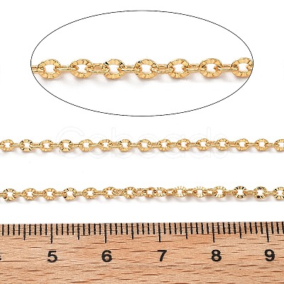 10M Brass Cable Chains CHC-L052-02B-G-1