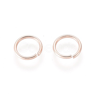 304 Stainless Steel Open Jump Rings X-STAS-O098-01RG-16-1