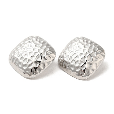Non-Tarnish 304 Stainless Steel Stud Earrings EJEW-D100-03P-1
