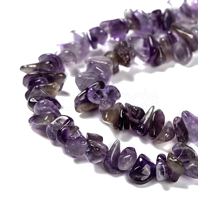 Natural Amethyst Beads Strands Z0RRN-1