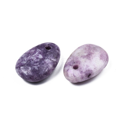 Natural Lepidolite Pendants G-N0325-15B-1