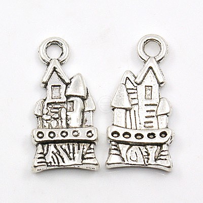 Tibetan Style Alloy Pendants X-TIBEP-0815-S-LF-1