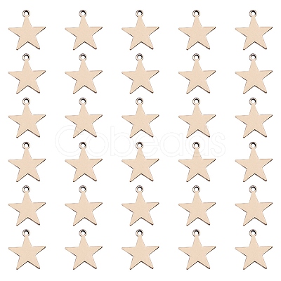 Brass Charms KK-BC0004-37AB-1