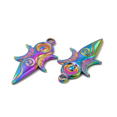 Ion Plating(IP) 304 Stainless Steel Pendants X-STAS-A070-33MC-1