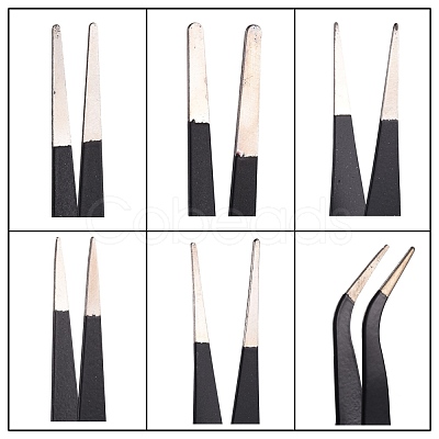 Iron Beading Tweezers Sets TOOL-G010-01-1