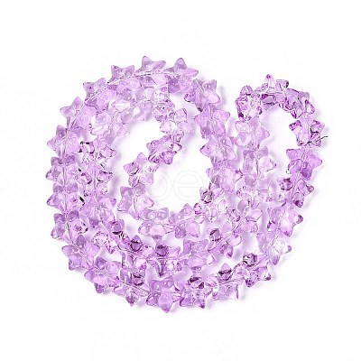 Baking Paint Glass Beads Strands DGLA-N017-01B-1