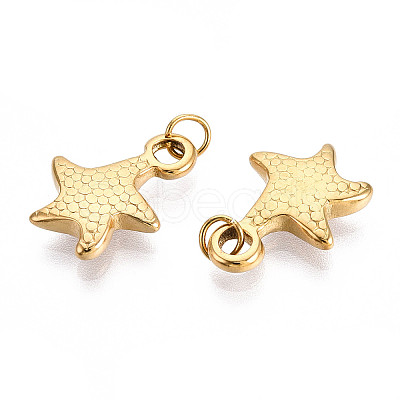 304 Stainless Steel Pendants STAS-N115-06G-1