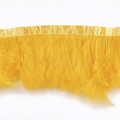 Turkey Feather Fringe Trimming FIND-T037-03K-1