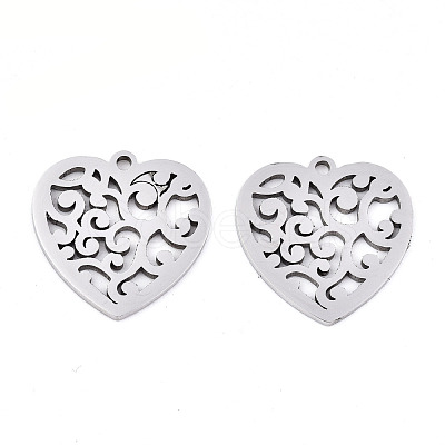 Non-Tarnish 201 Stainless Steel Pendants STAS-S081-092-1