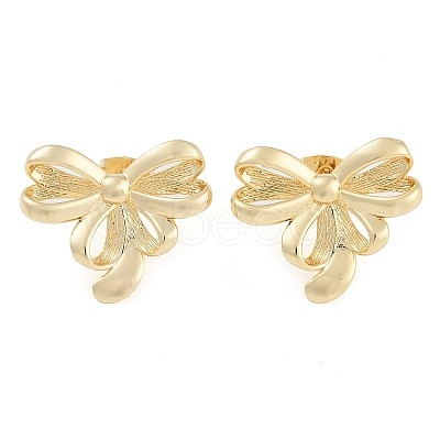 Brass Stud Earrings for Women EJEW-S225-12G-02-1