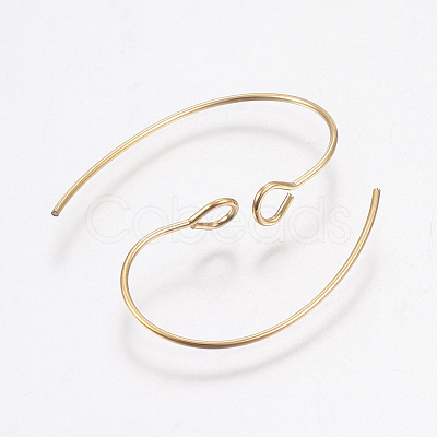 Ion Plating(IP) 304 Stainless Steel Earring Hooks STAS-F148-05G-1
