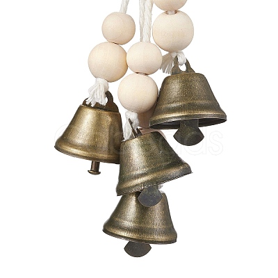 Iron Bell Wind Chimes HJEW-JM01956-1
