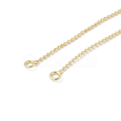 Brass Ends with Chain KK-Q039-14G-1