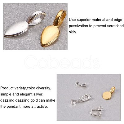 Metal Pendant Bails FIND-PH0015-15-1