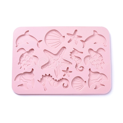 Marine Organism Food Grade Silicone Molds DIY-F044-12-1