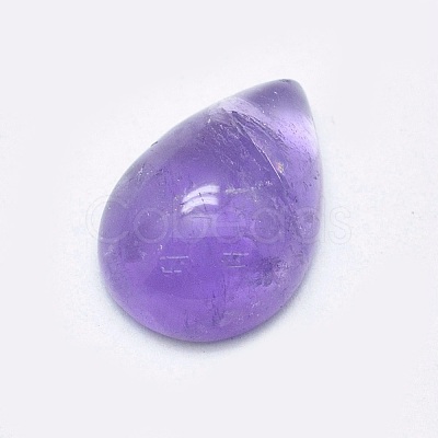 Natural Amethyst Cabochons G-P384-N01-1