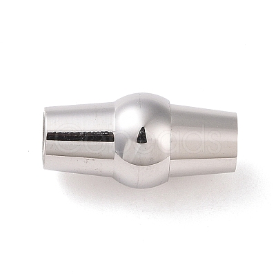 Tarnish Resistant 304 Stainless Steel Magnetic Clasps with Glue-in Ends STAS-K006-09C-4mm-1