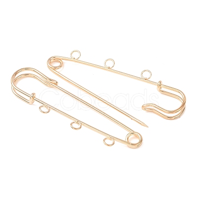 Iron Safety Pins Brooch Findings RN-CBAB9AC-02G-1