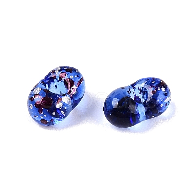 Picasso Spray Painted Glass Seed Beads SEED-T006-04-8-1