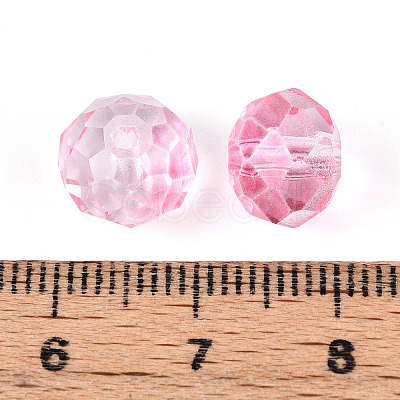 Baking Paint Transparent Glass Beads X1-GLAA-N011-10mm-08-1