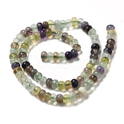 Natural Colorful Fluorite Beads Strands G-D481-19A-1