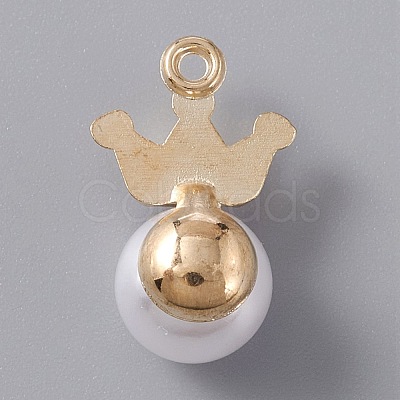 Resin Imitation Pearl Pendants FIND-TAC0002-041A-1