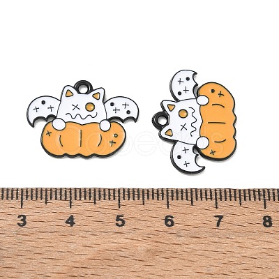 Halloween Alloy Enamel Pendants AL-CBA8744-01EB-05-1