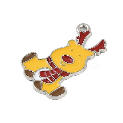 Christmas Theme Alloy Enamel Pendants ENAM-Z020-02C-1