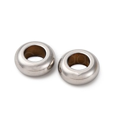 304 Stainless Steel European Beads STAS-P397-01A-P-1
