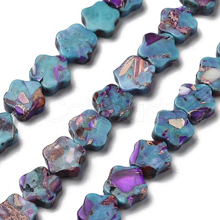Synthetic Imperial Jasper Beads Strands G-Q050-B01-03-1