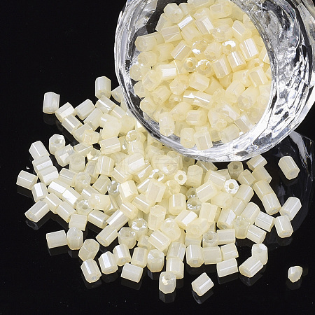 8/0 Two Cut Glass Seed Beads SEED-S033-07A-02-1