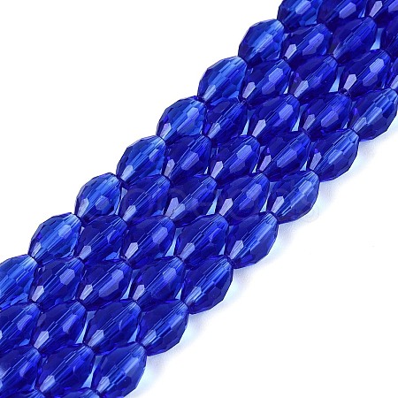 Transparent Glass Beads Strands GLAA-N071-01A-A14-1