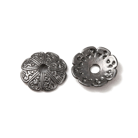 Tibetan Style Alloy Bead Caps K095C051-1