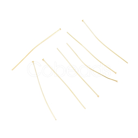 Brass Flat Head Pins X-KK-F824-114G-G-1