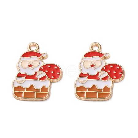 Alloy Enamel Pendants ENAM-I061-01KCG-16-1