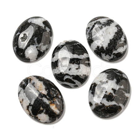 Natural Zebra Jasper Cabochons G-C115-01B-39-1