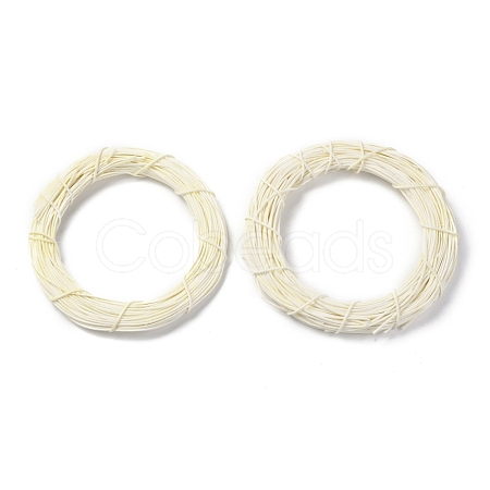 Circle Shape Rattan Vine Branch Wreath Hoop DIY-B022-04D-1