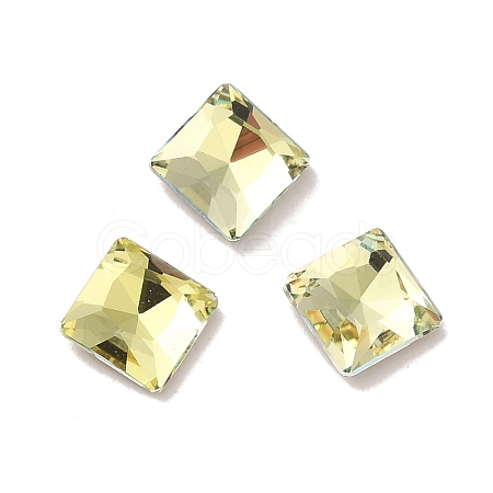 Glass Rhinestone Cabochons RGLA-P037-06B-D337-1