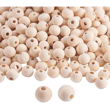 Unfinished Wood Beads WOOD-PH0008-19-1