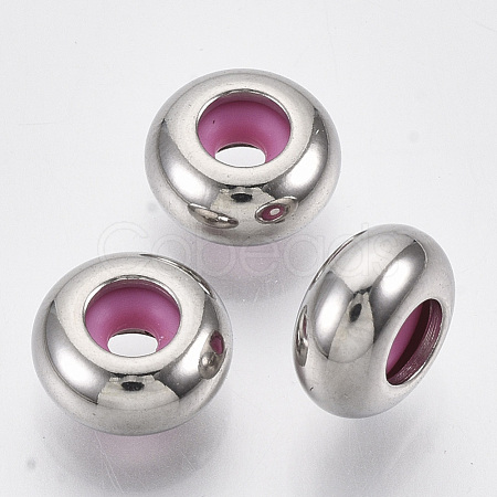 304 Stainless Steel Beads STAS-N087-18C-1