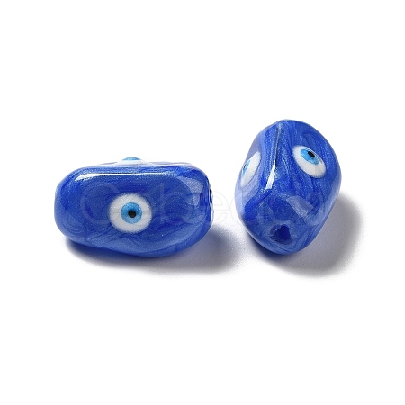 Opaque Glass Beads GLAA-E039-01C-1
