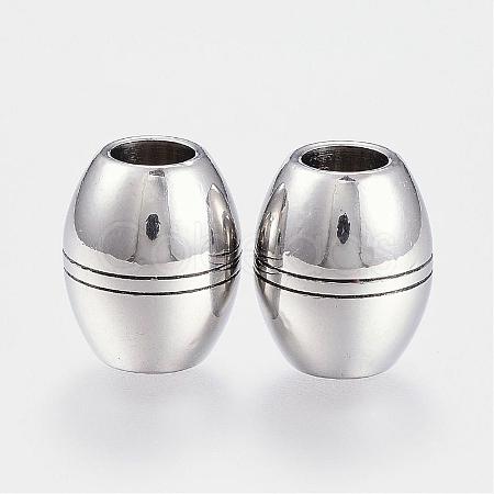 Tarnish Resistant 304 Stainless Steel Beads STAS-P127-04P-1