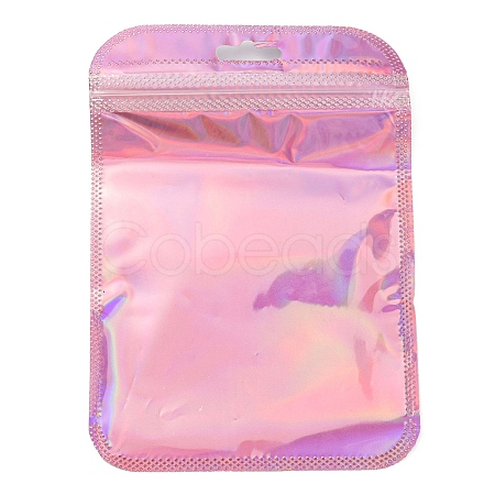 Plastic Glitter Holographic Packaging Yin-yang Resealable Bags OPP-D003-04F-1