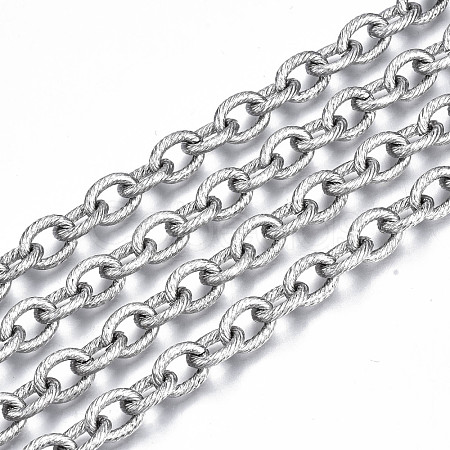 Tarnish Resistant 304 Stainless Steel Link Chains CHS-T003-20P-NF-1