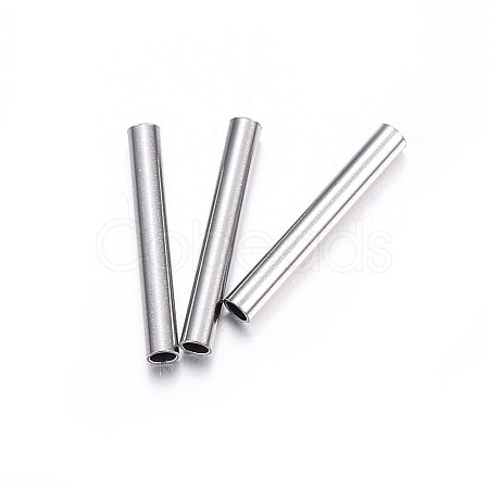 Tarnish Resistant 304 Stainless Steel Tube Beads STAS-F174-16P-A-1