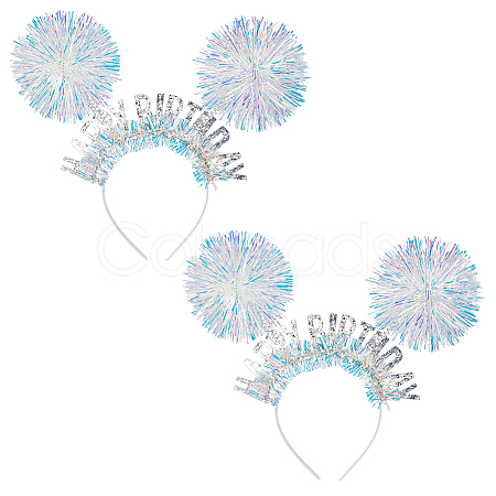 Plastic Hair Bands OHAR-WH0042-02C-1