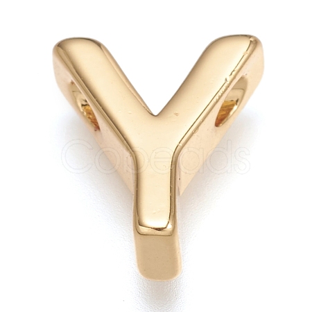 Brass Charms ZIRC-I037-01Y-G-1