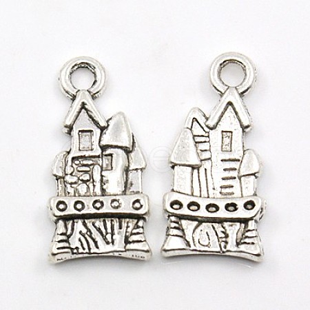 Tibetan Style Alloy Pendants X-TIBEP-0815-S-LF-1