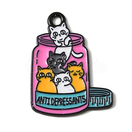 Alloy Enamel Pendants FIND-B068-02B-1
